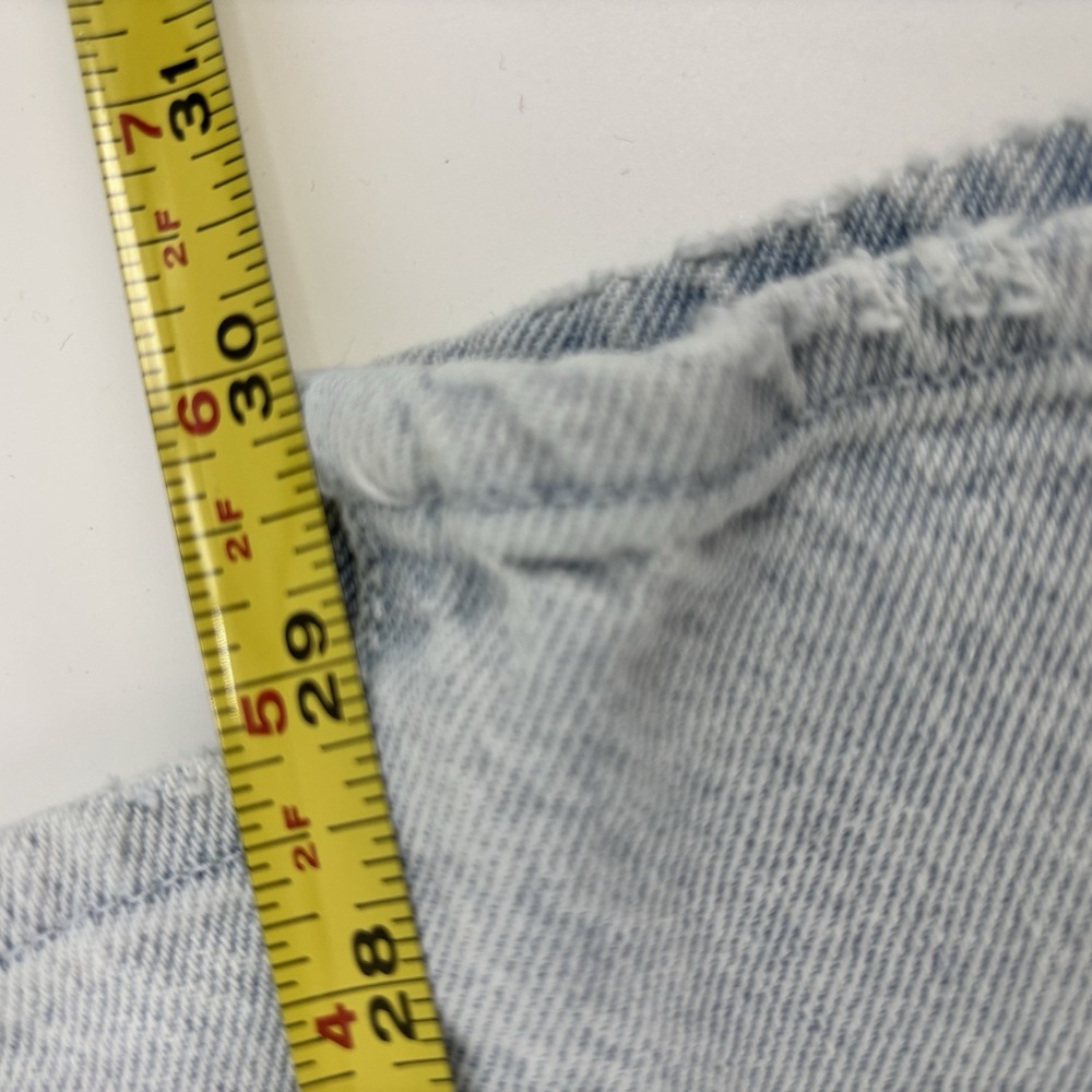 PACSUN Jessie High Rise Baggy Womens size 23 Light Wash Blue Denim Wide-Leg EUC - Picture 13 of 15